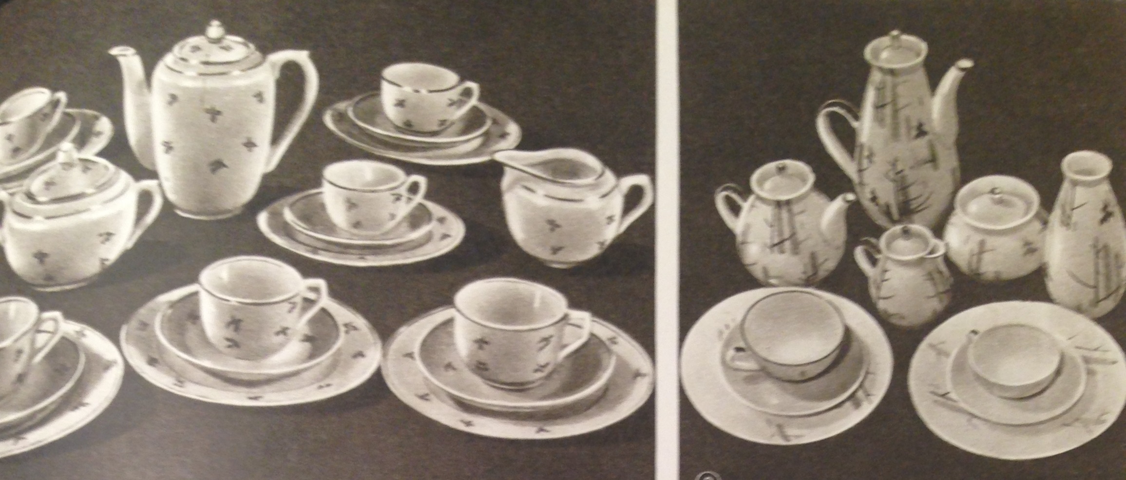 Soviet porcelain picture from Encyclopedia of the household